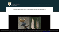 Desktop Screenshot of fondazionemoretti.it